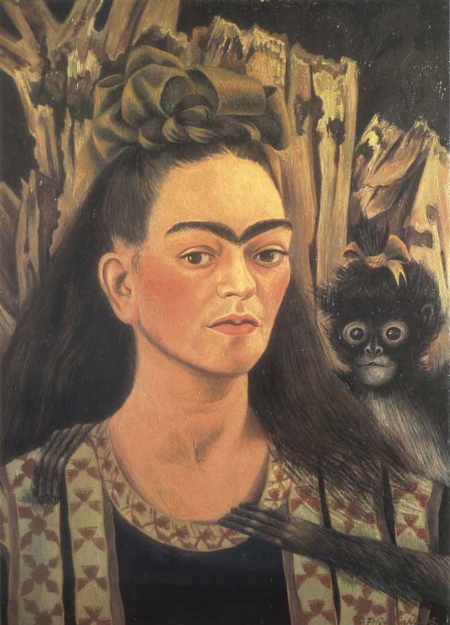 Self-Portrait with Monkey